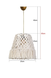 Lustra YL130 Alb 25x25x65 cm - Img 3