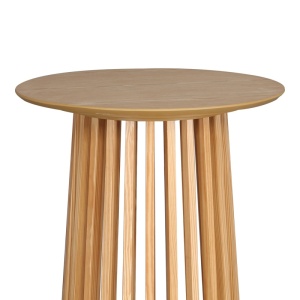 Masă bar Domonic, natural, 60x60x105 cm - Img 3