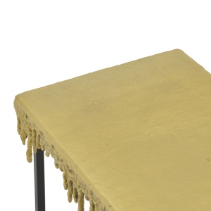 Masă consolă Bulco, negru/auriu, 80.5x28x72 cm - Img 5
