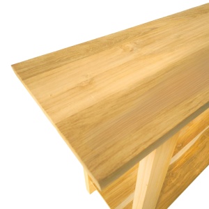 Masă consolă Decoza, natural, 140x40x80 cm - Img 3