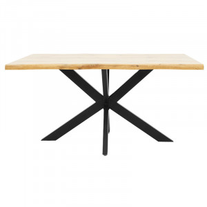 Masa Model Emory, 150x90x75 cm, Negru/Stejar sonoma - Img 2