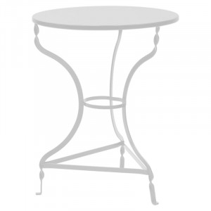 Masa Model Ishaan, 58x58x72 cm, Alb