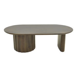 Măsuță de cafea Flute, wenge, 130x65x40 cm - Img 3