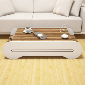 Masuta de Cafea Model Boyer, 120x63.6x30 cm, Nuc/Alb - Img 2