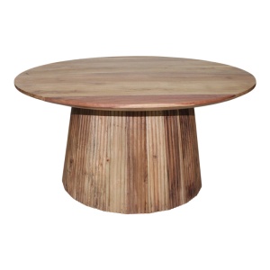 Masuta de Cafea Model Canicule, Natur, Φ80x40 cm