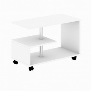 Masuta de Cafea Model Hartman, 80x40x52.5 cm, Alb - Img 4