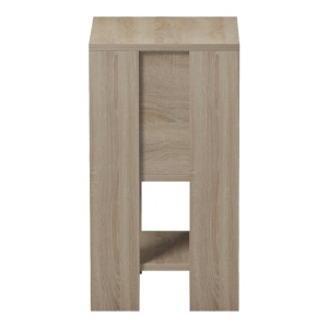 Noptiera Reppo, cu polita si compartiment inchis, Sonoma/Antracit, 30 x 30 x 55 cm - Img 6