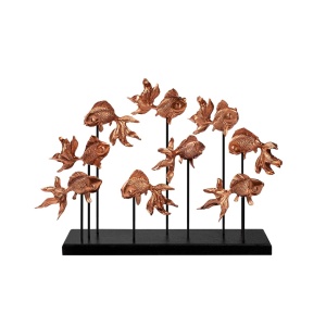 Obiect decorativ GOLDFISH Maro 42x28x10 cm - Img 7