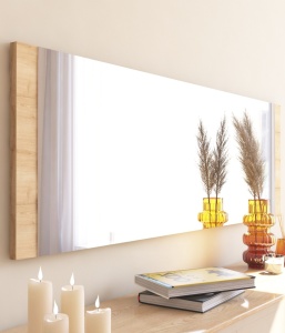 Oglindă de perete Azus Natural 40x120x2.2 cm - Img 3