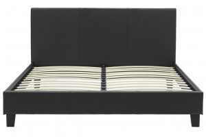 Pat dublu 150x200 cm Nevil 144 Negru Mat - Img 4
