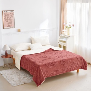 Patura Cocolino cu Blanita 200x230 cm - Velvet Butterflies V6