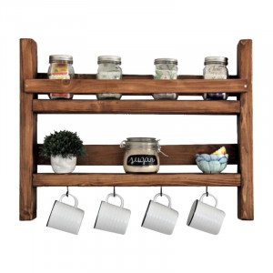 Raft de perete Model Celia, Nuc, 45x10x34 cm - Img 1