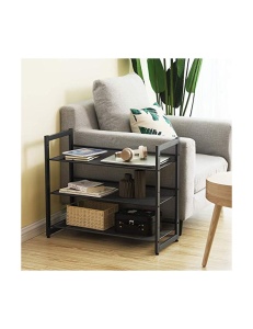 Raft pentru pantofi Model Stanley, Negru, 62x30x74 cm - Img 3