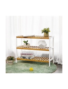 Raft pentru Pantofi Model Valentina, Natural, 70x26x55 cm - Img 3