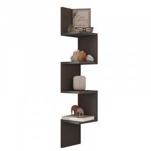 Raft suspendat Model Thaddeus, Antracit, 22x22x117.2 cm