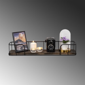 Raft Syringa Negru 60x10x15 cm - Img 6