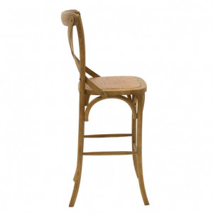 Scaun bar Model Reid, Nuc, 45x52x116 cm - Img 3