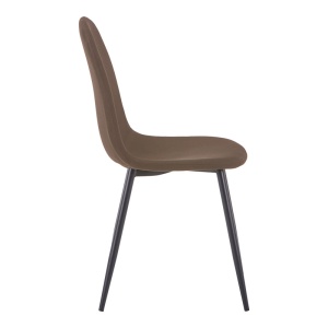 Scaun Bella, maro/negru, 43.5x52x89 cm - Img 3