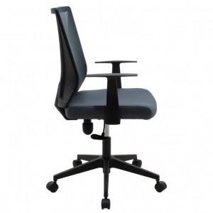 Scaun Birou Ghost Negru - Gri - Img 4
