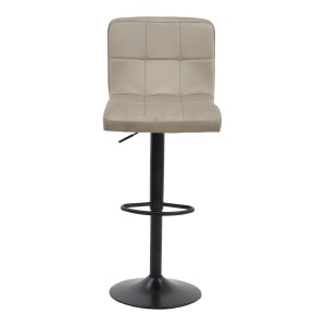 Scaun de bar Remina, bej, 44x44x112 cm - Img 5