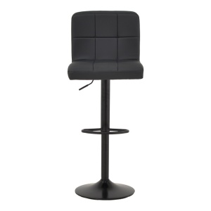 Scaun de bar Remina V1, negru, 44x44x112 cm - Img 5