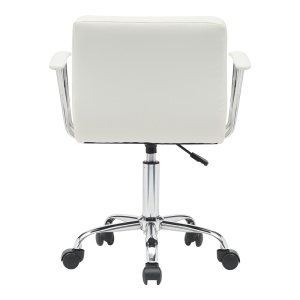 Scaun de birou Buleco, alb, 56x46x86 cm - Img 5