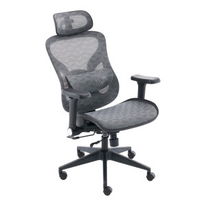 Scaun de birou Mesgo, negru/gri, 68x67-72x110-136 cm - Img 3