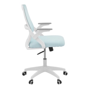 Scaun de birou Reji, albastru deschis, 58x60x89-99 cm - Img 3