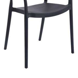 Scaun de Gradina Ankara, negru, 54x55.5x77 cm - Img 8