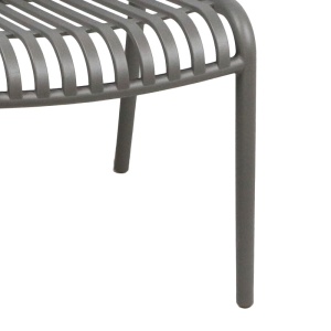 Scaun de Gradina Zoi, gri antracit, 42x58x79 cm - Img 7