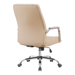 Scaun directorial Mido, cappuccino, 58x71x100-106 cm - Img 2