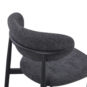 Scaun Folegio, antracit/negru, 50x57x79.5 cm - Img 6