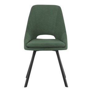 Scaun Initiate, verde/negru, 48x57x85 cm - Img 5