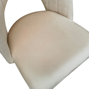 Scaun Lovingo, bej/natural, 50x47x85.5 cm - Img 6