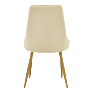 Scaun Model Azori, Bej/Natur , 49x55x85 cm - Img 5