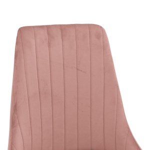 Scaun Model Azori, Rose/Negru , 49x55x85 cm - Img 6