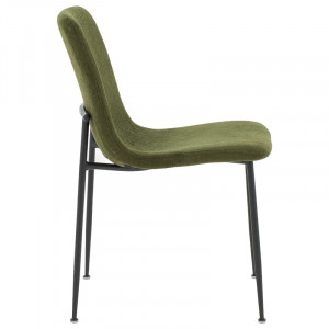 Scaun Model Gratify, Kaki/Negru, 44x58x81 cm - Img 3