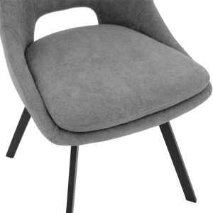 Scaun Model Initiate, Gri/Negru, 48x57x85 cm - Img 6