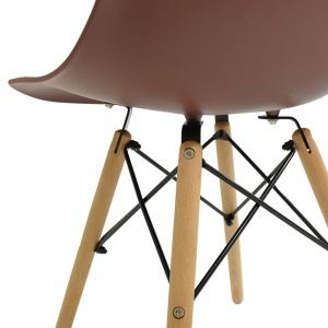 Scaun Model Julita, Maro/Natur, 46x50x82 cm - Img 6