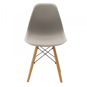 Scaun Model Julita, Natur/Gri/Negru, 46x50x82 cm - Img 4