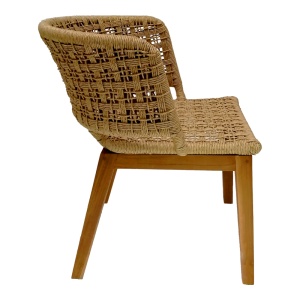 Scaun Model Milou, Natur, 59x65x73 cm - Img 3