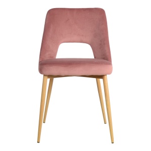 Scaun Model Murde, Rose/Natur, 48.5x61x89 cm - Img 4