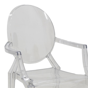 Scaun Model Narova, Transparent, 43x48x92 cm - Img 4