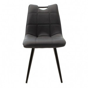 Scaun Model Nely, Negru, 47x61x85 cm - Img 4
