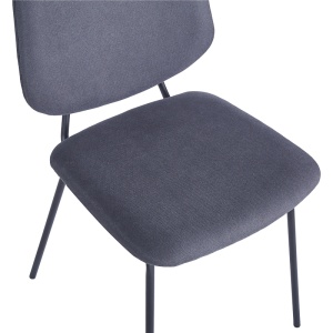 Scaun Pietro I, antracit/negru, 45x55x82.5 cm - Img 6