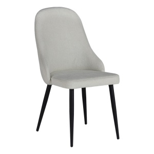 Scaun Remis, crem/negru, 49x61x91 cm