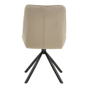 Scaun Wori, bej/negru, 48x56x82 cm - Img 5