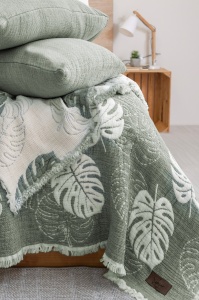 Set Cuvertura Pique Model Forest Green - Img 2