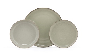 Set farfurii servire, 18 bucati Brizioia Savannah Verde 27x27x2.5 cm - Img 9