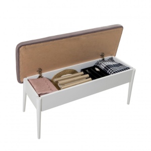 Set Masa si Scaune 4 Piese Vina 070 Alb-Soho - Img 12